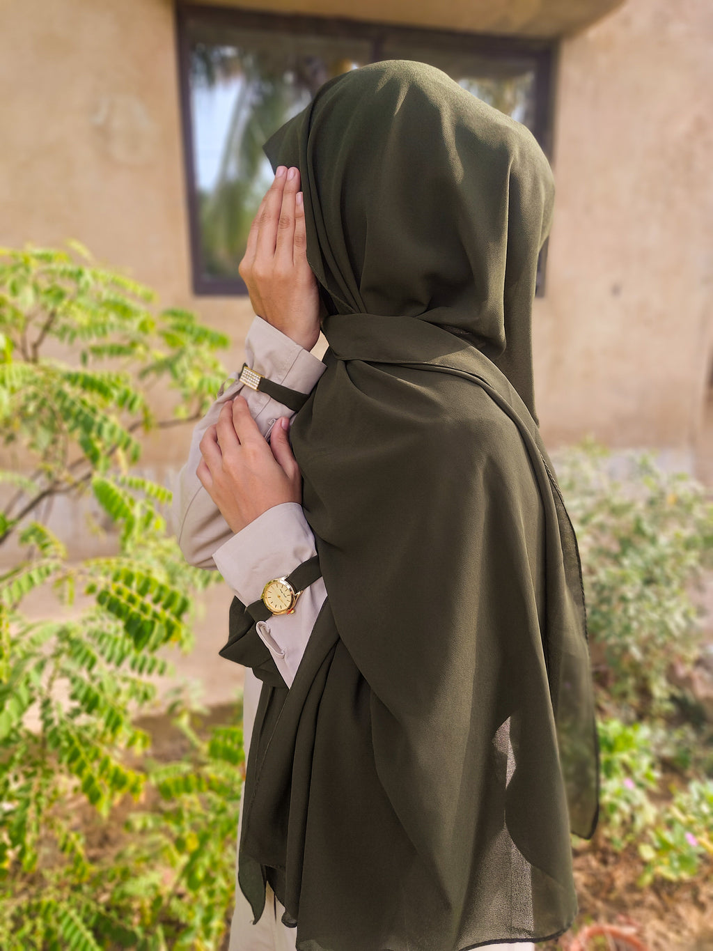 Georgette Scarf + Watch + Bracelet   Premium Gift Set