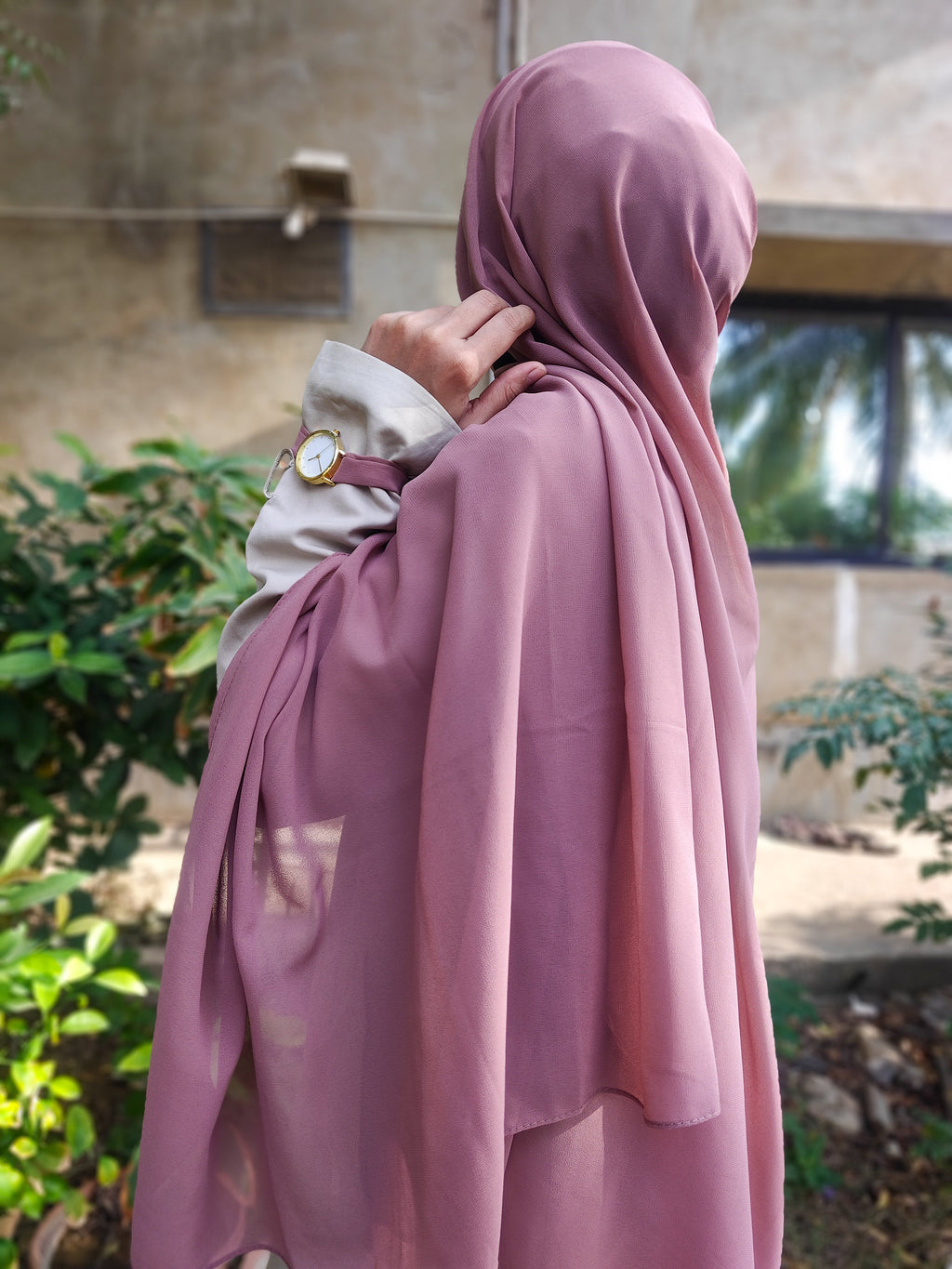 Georgette Scarf + Watch + Bracelet   Premium Gift Set