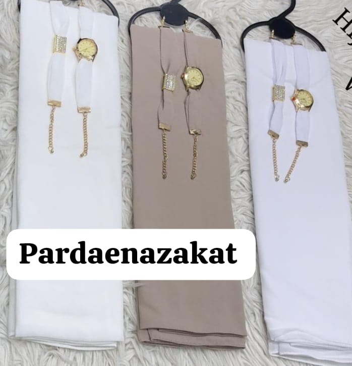 Georgette Scarf + Watch + Bracelet   Premium Gift Set