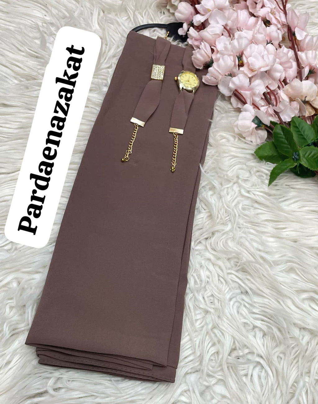 Georgette Scarf + Watch + Bracelet   Premium Gift Set