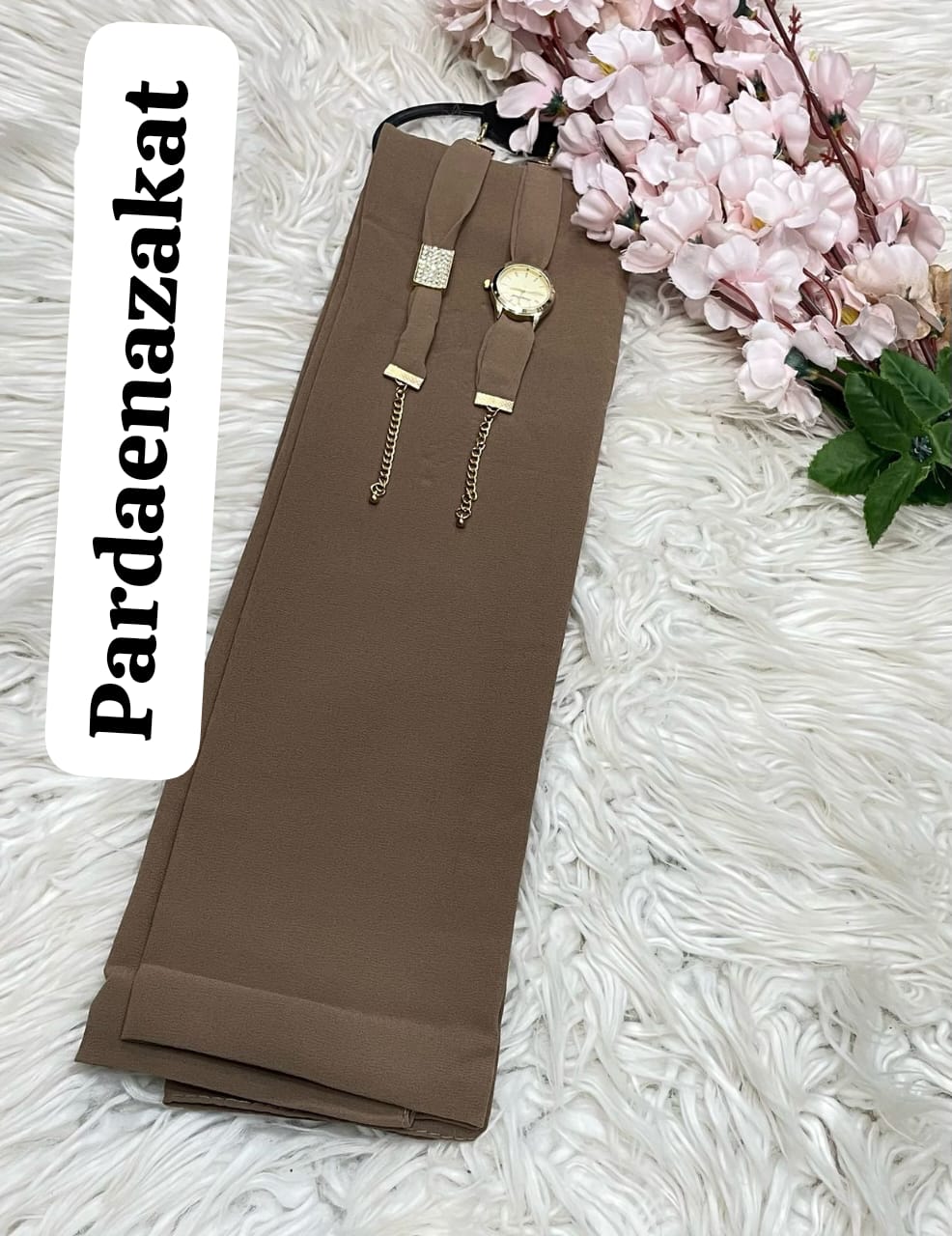 Georgette Scarf + Watch + Bracelet   Premium Gift Set