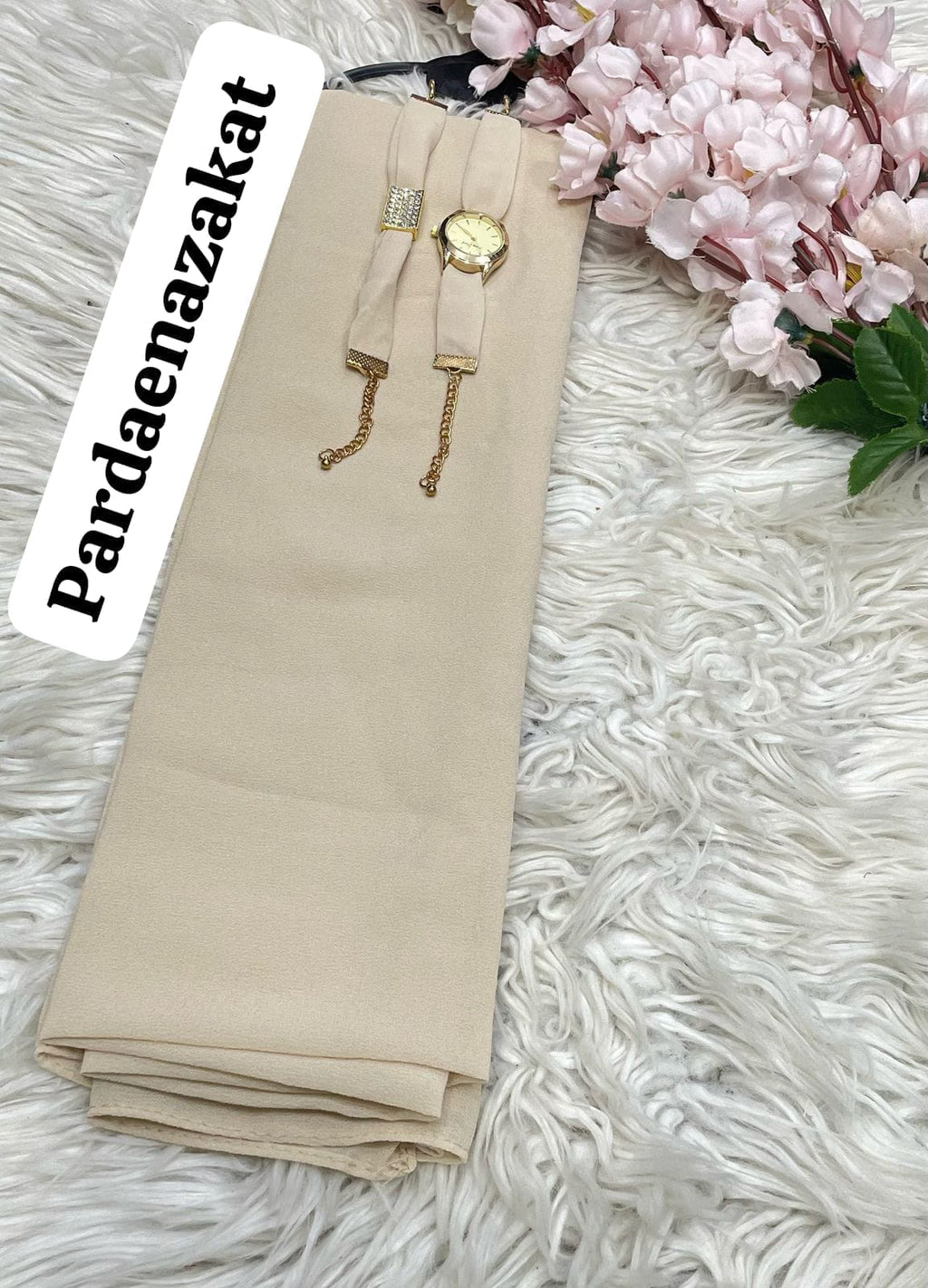 Georgette Scarf + Watch + Bracelet   Premium Gift Set