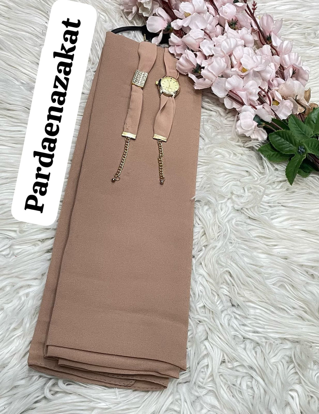 Georgette Scarf + Watch + Bracelet   Premium Gift Set