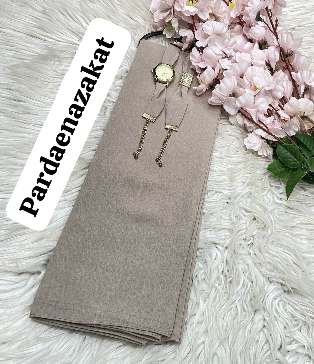 Georgette Scarf + Watch + Bracelet   Premium Gift Set