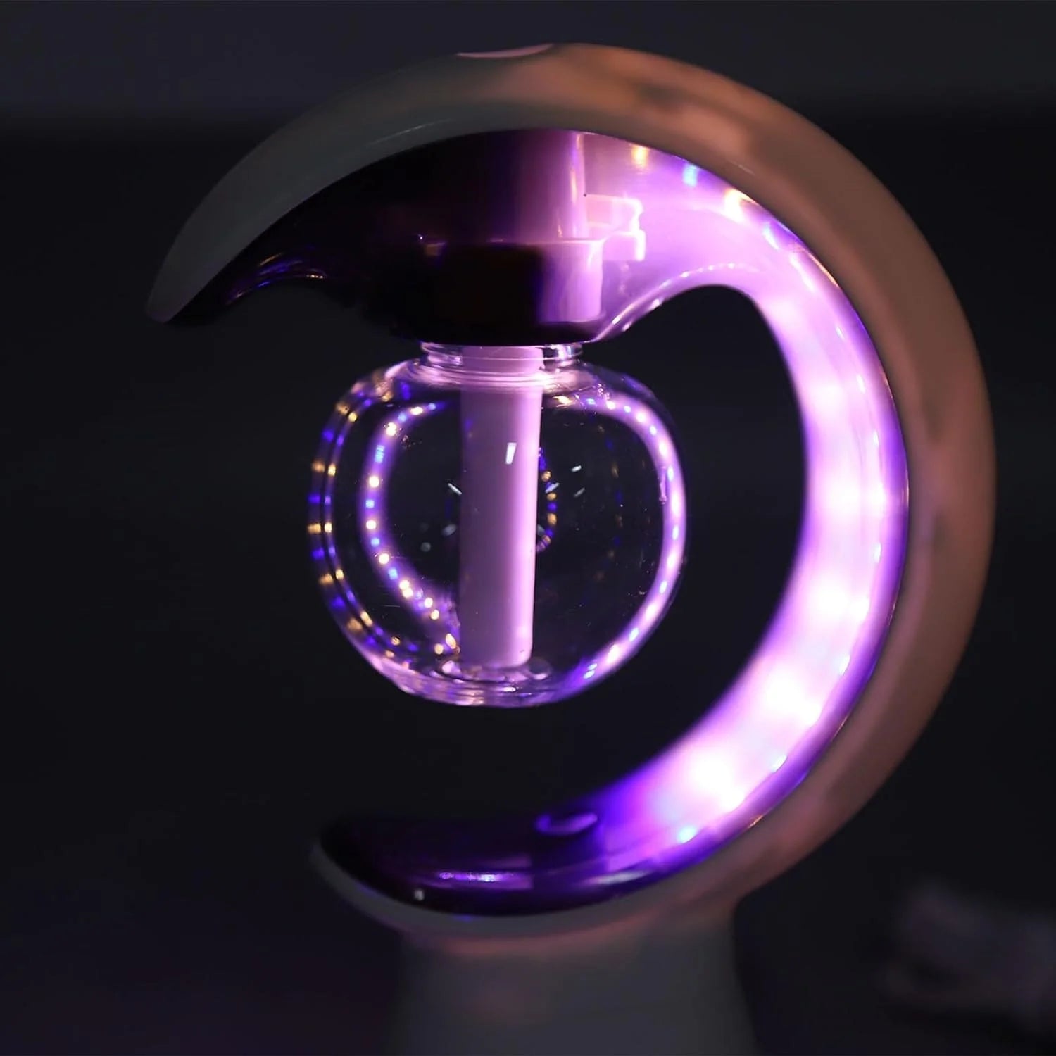 Moon Shaped Humidifier Night Lamp with Mosquito Repellent